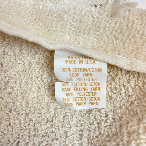 Vintage 70s Tea Towels Hand Towels Brown Retro Hot Chocolate Wood Burning Stove - Picture 8 of 8